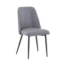 Maddox Mid-Century Modern Faux Leather Upholstered Dining Chair (Set of 2)