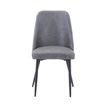 Maddox Mid-Century Modern Faux Leather Upholstered Dining Chair (Set of 2)