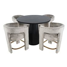 Luxury Mid-Century Modern Five Piece Counter Height Dining Set