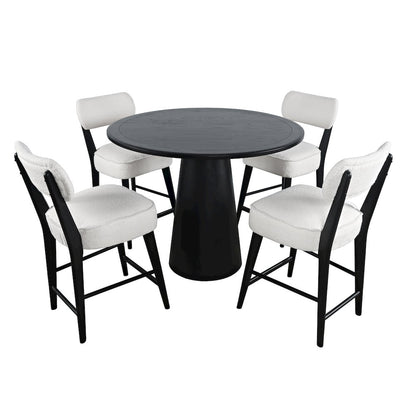 Mid-Century Modern Five Piece Counter Height Dining Set