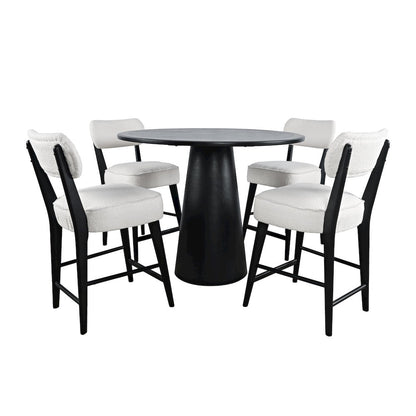 Mid-Century Modern Five Piece Counter Height Dining Set