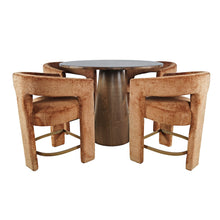 Luxury Mid-Century Modern Five Piece Counter Height Dining Set