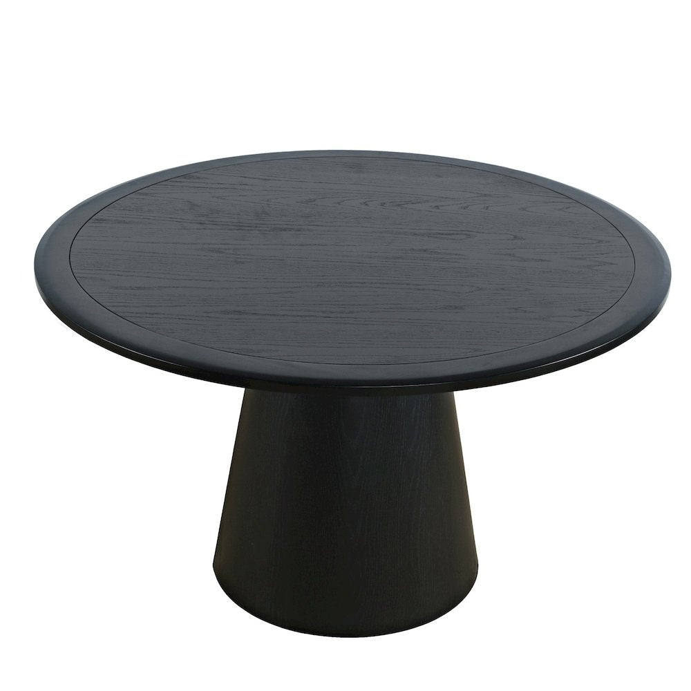 Nash Mid-Century Modern 50" Round Pedestal Dining Table