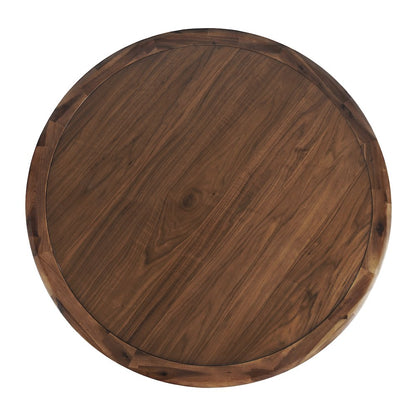 Nash Mid-Century Modern 50" Round Pedestal Dining Table