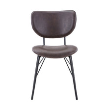 Contemporary Modern Faux Leather Split-Back Upholstered Dining Chair (Set of 2)