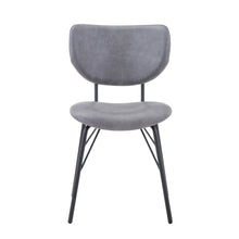 Contemporary Modern Faux Leather Split-Back Upholstered Dining Chair (Set of 2)