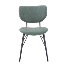 Contemporary Modern Faux Leather Split-Back Upholstered Dining Chair (Set of 2)
