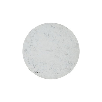 Rowan 42" Modern Luxury Pedestal Round Marble Dining Table