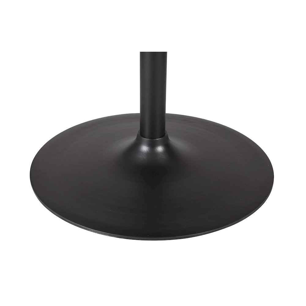 Rowan 54" Modern Luxury Pedestal Round Marble Dining Table