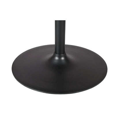Rowan 54" Modern Luxury Pedestal Round Marble Dining Table