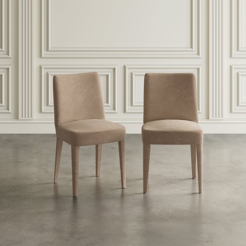 Mid-Century Modern Contemporary Upholstered Vintage Dining Chair (Set of 2)