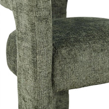 Modern Upholstered Counter Stool, Iron Frame, Rust, Single