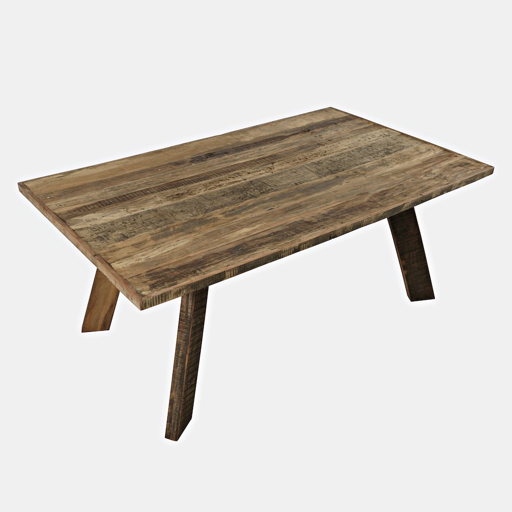 Reclamation 72" Rustic Reclaimed Solid Wood Dining Table