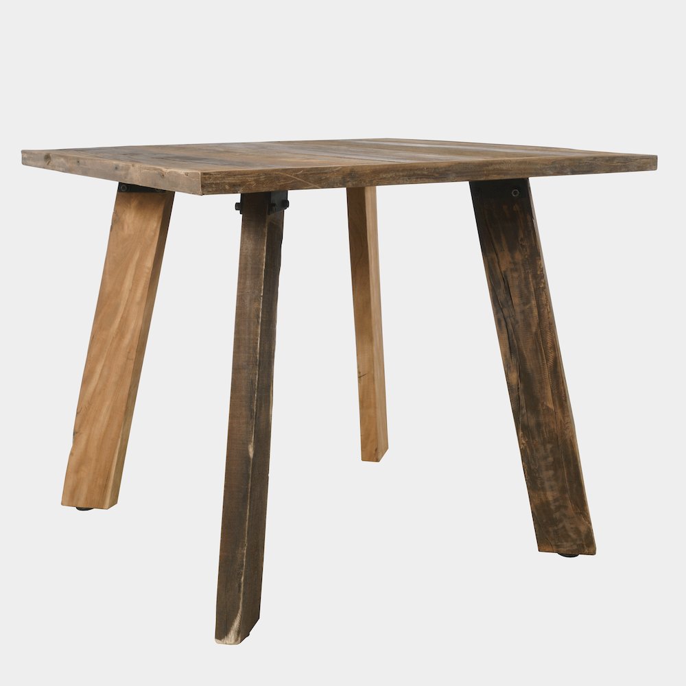 Reclamation 42" Rustic Reclaimed Solid Wood Square Counter Height Dining Table
