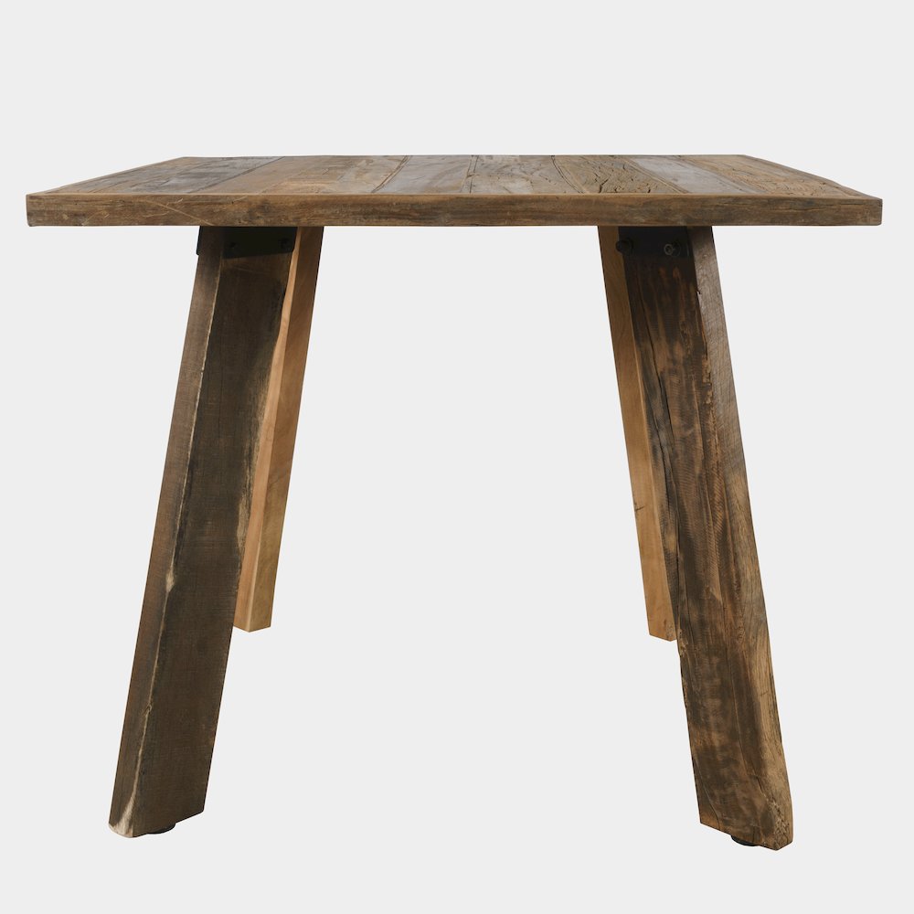 Reclamation 42" Rustic Reclaimed Solid Wood Square Counter Height Dining Table