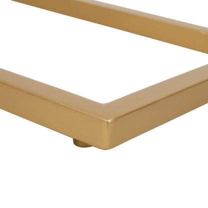 Aurora Solid Marble Modern Luxury Glam Accent C-Table (Set of 2)