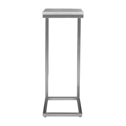 Aurora Solid Marble Modern Luxury Glam Accent C-Table (Set of 2)