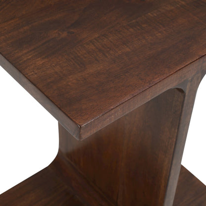 Idiom Solid Wood Modern Accent End I-Table