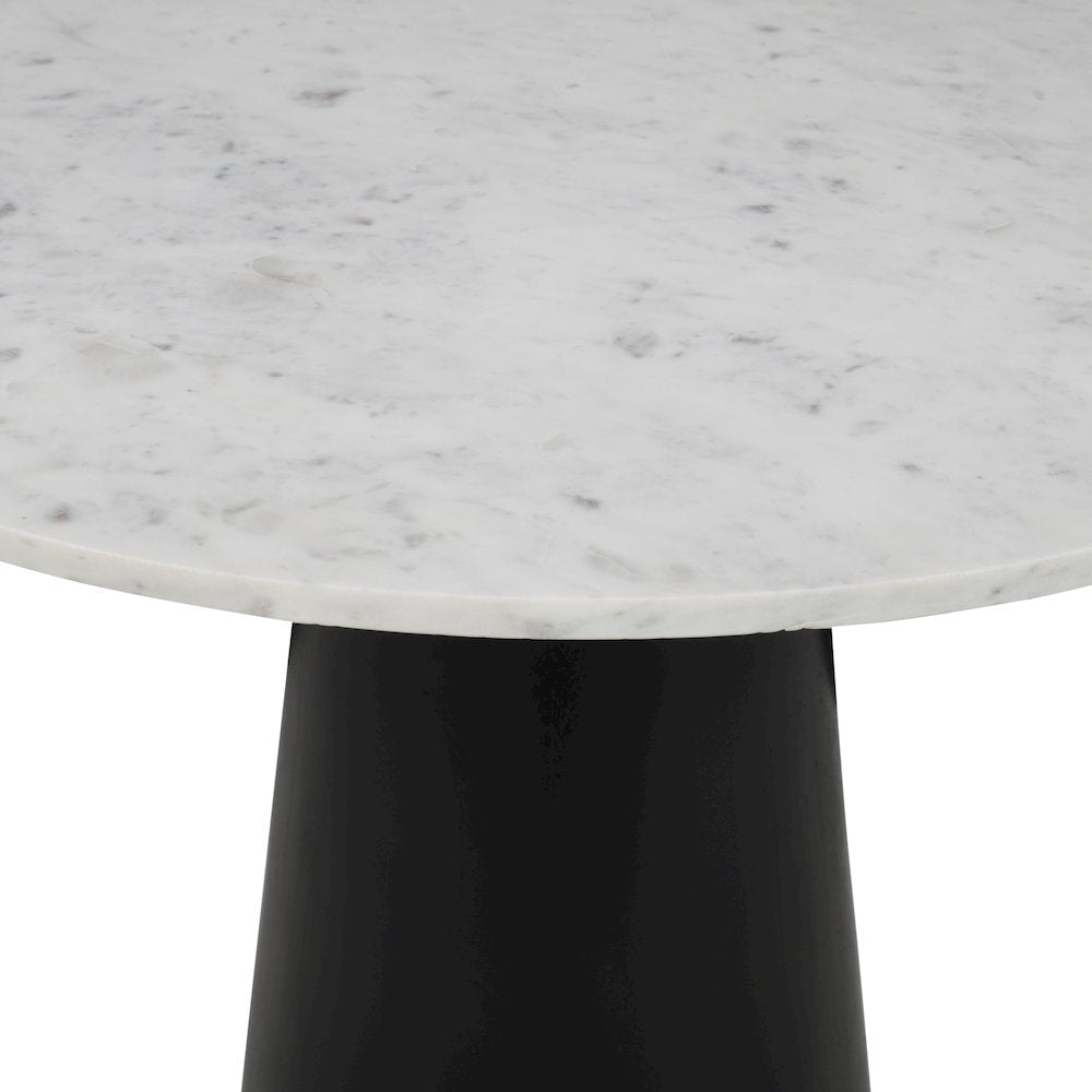 Nolan Marble Top Three Pack Solid Wood Accent Table Set