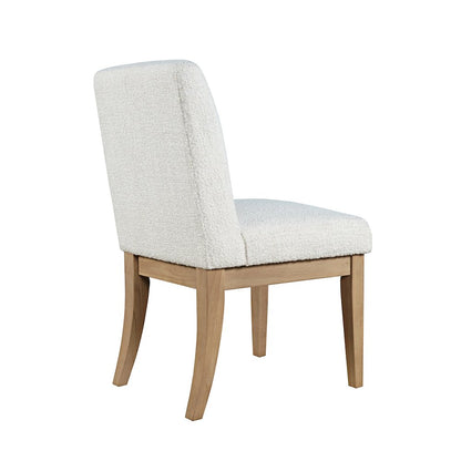 Sequoia Modern Rustic Solid Wood Upholstered Parsons Dining Chair (Set of 2)