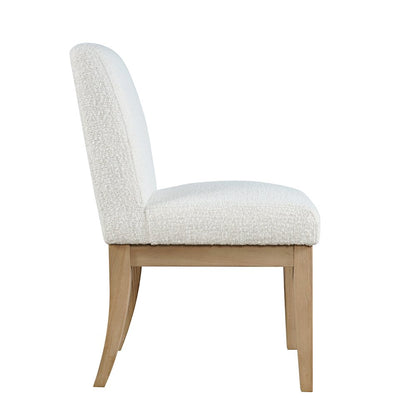Sequoia Modern Rustic Solid Wood Upholstered Parsons Dining Chair (Set of 2)