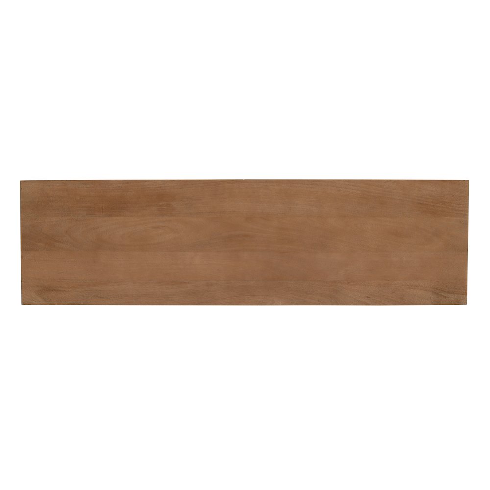 Sequoia 62" Modern Rustic Solid Wood Four Door Sideboard Storage Cabinet