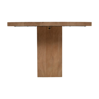 79" Rustic Modern Luxury Solid Wood Butcher Block Double Pedestal Dining Table