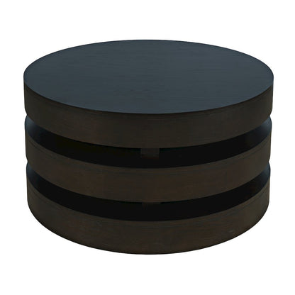 Mid-Century Modern Floating Sculpture Round Layered Coffee Table