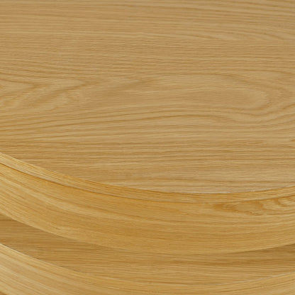 Mid-Century Modern Floating Sculpture Round Layered Coffee Table