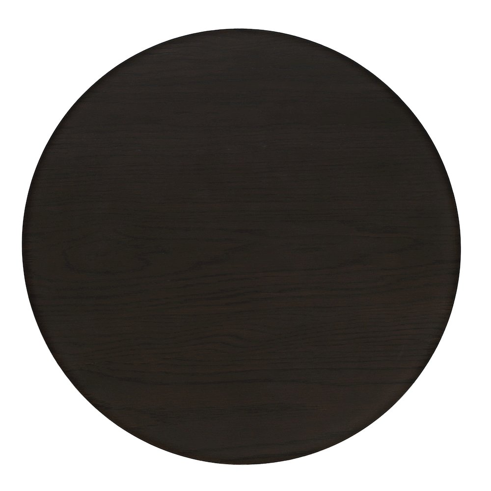Brix Mid-Century Modern Floating Sculpture Layered Round End Table