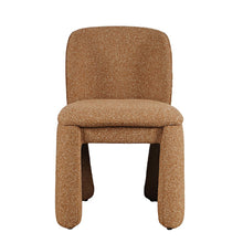 Breck Mid-Century Modern Curved Upholstered Dining Chair - Set of 2