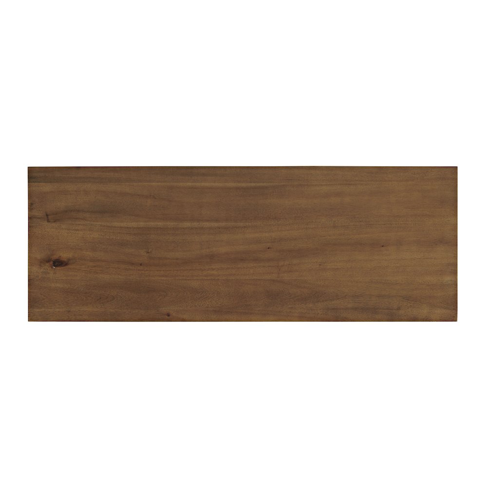 Claremont 50" Transitional Rustic Wood Sofa Console Table with Storage