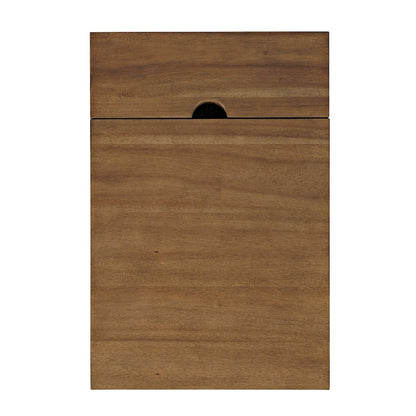 Claremont Transitional Rustic Wood USB Charging End Table with Storage