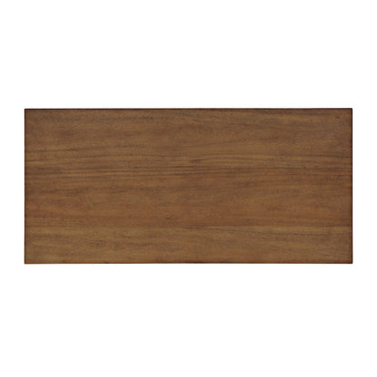 Transitional Rustic 32" Electric Fireplace Wire Brushed Console TV Stand