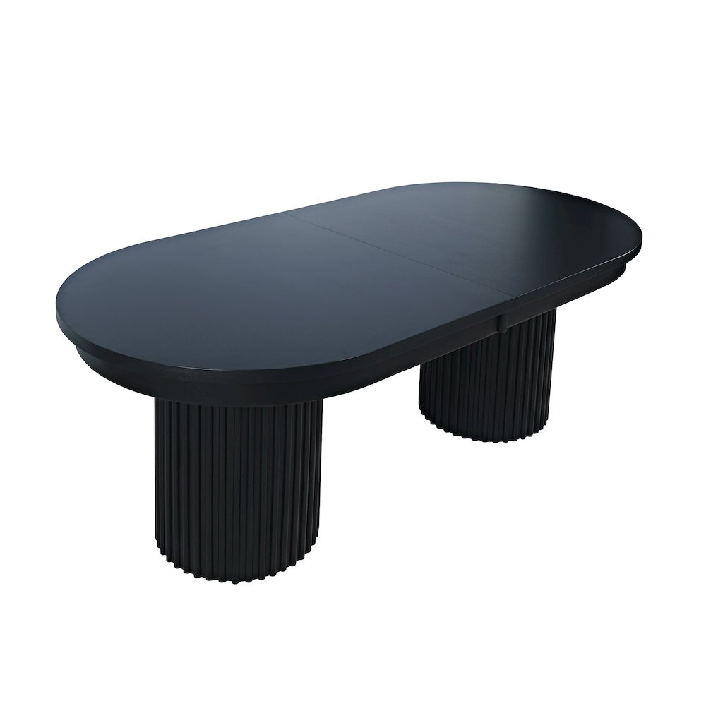 Auden Mid-Century Modern 102" Double Pedestal Dining Table