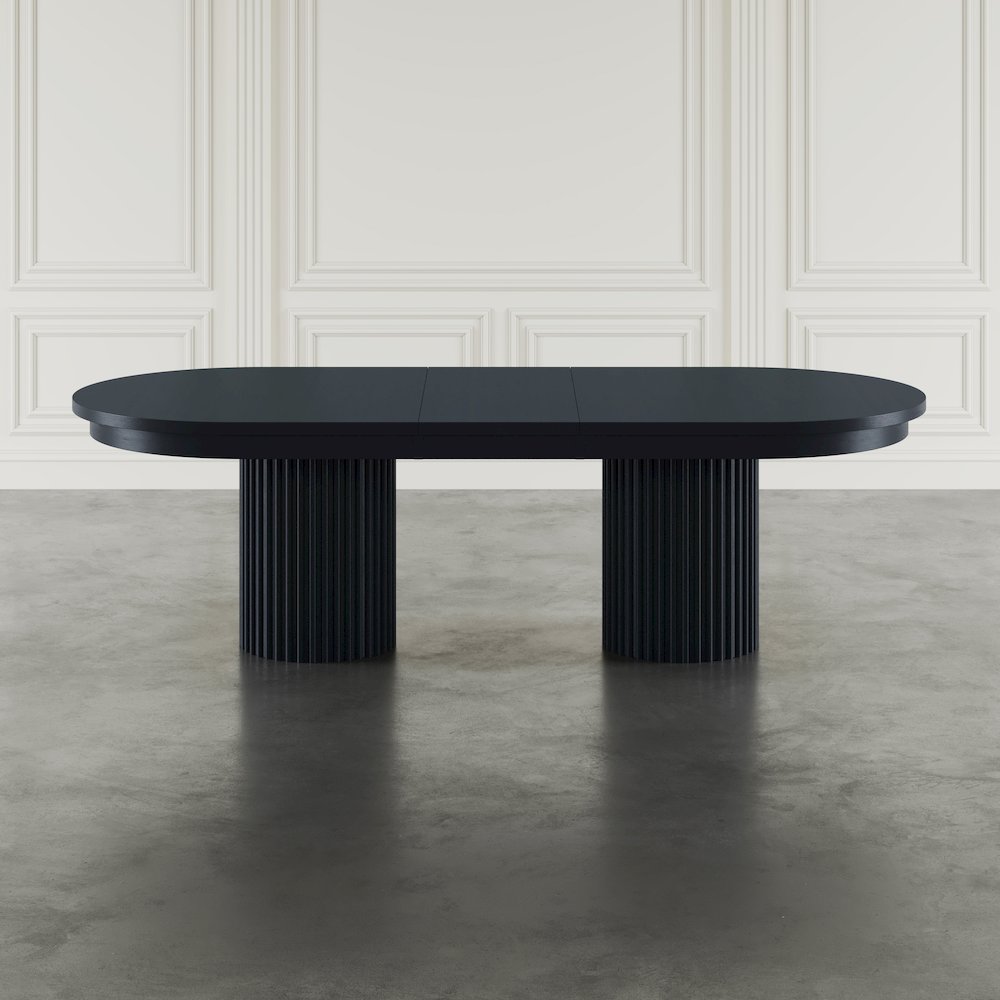 Auden Mid-Century Modern 102" Double Pedestal Dining Table