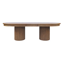 Auden Mid-Century Modern 102" Double Pedestal Dining Table