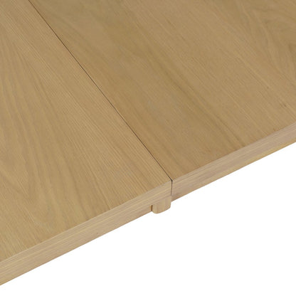 Auden Mid-Century Modern 102" Double Pedestal Dining Table