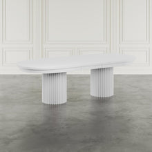 Auden Mid-Century Modern 102" Double Pedestal Dining Table