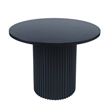 Auden 48" Round Counter Height Mid-Century Modern Fluted Pedestal Dining Table