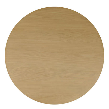 Auden 48" Round Counter Height Mid-Century Modern Fluted Pedestal Dining Table