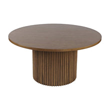 Round Pedestal Dining Table, Rubberwood, Chestnut, 60" W X 30" H Dining Height