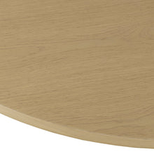 Auden 60" Round Mid-Century Modern Fluted Pedestal Base Dining Table