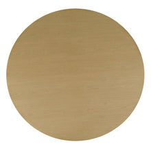 Auden 60" Round Mid-Century Modern Fluted Pedestal Base Dining Table