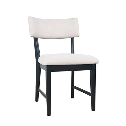 Beck Contemporary Upholstered Split Back Dining Chair (Set of 2)