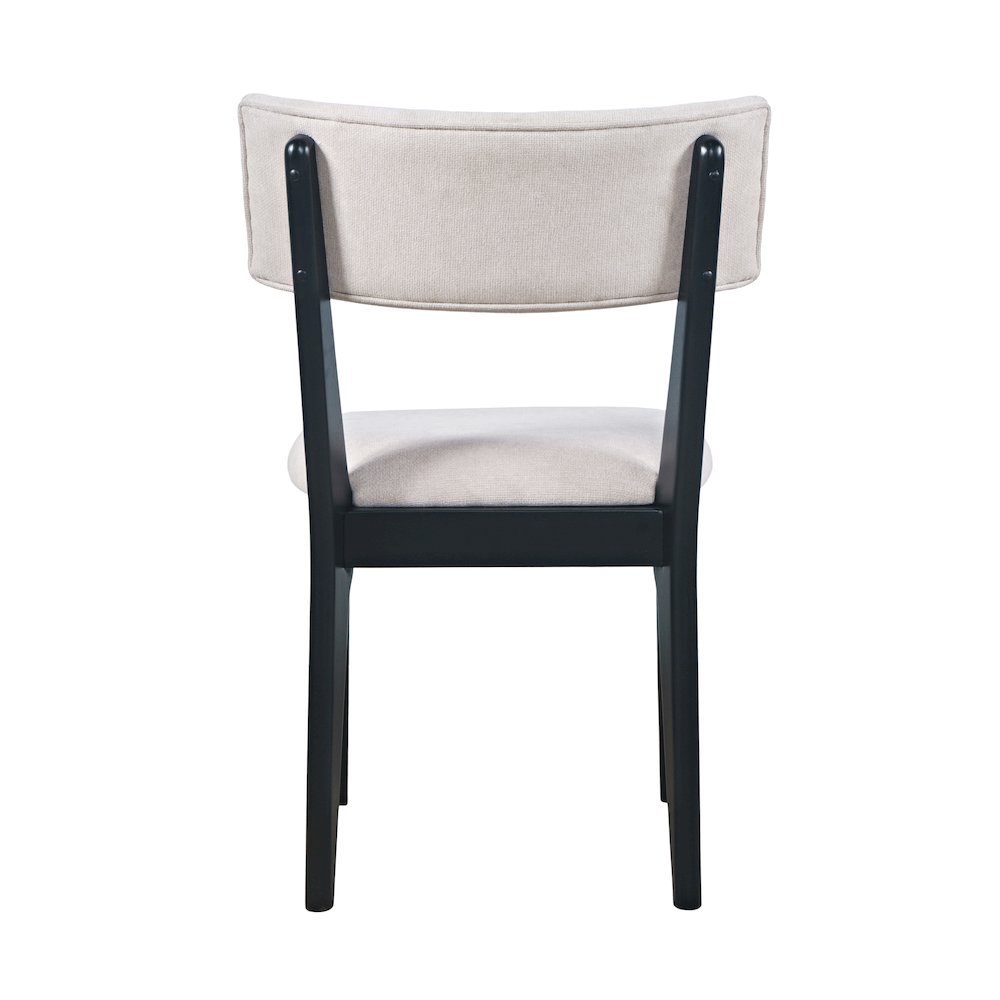 Beck Contemporary Upholstered Split Back Dining Chair (Set of 2)