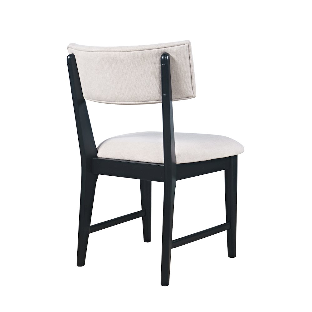 Beck Contemporary Upholstered Split Back Dining Chair (Set of 2)