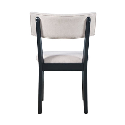 Beck Contemporary Upholstered Split Back Dining Chair (Set of 2)