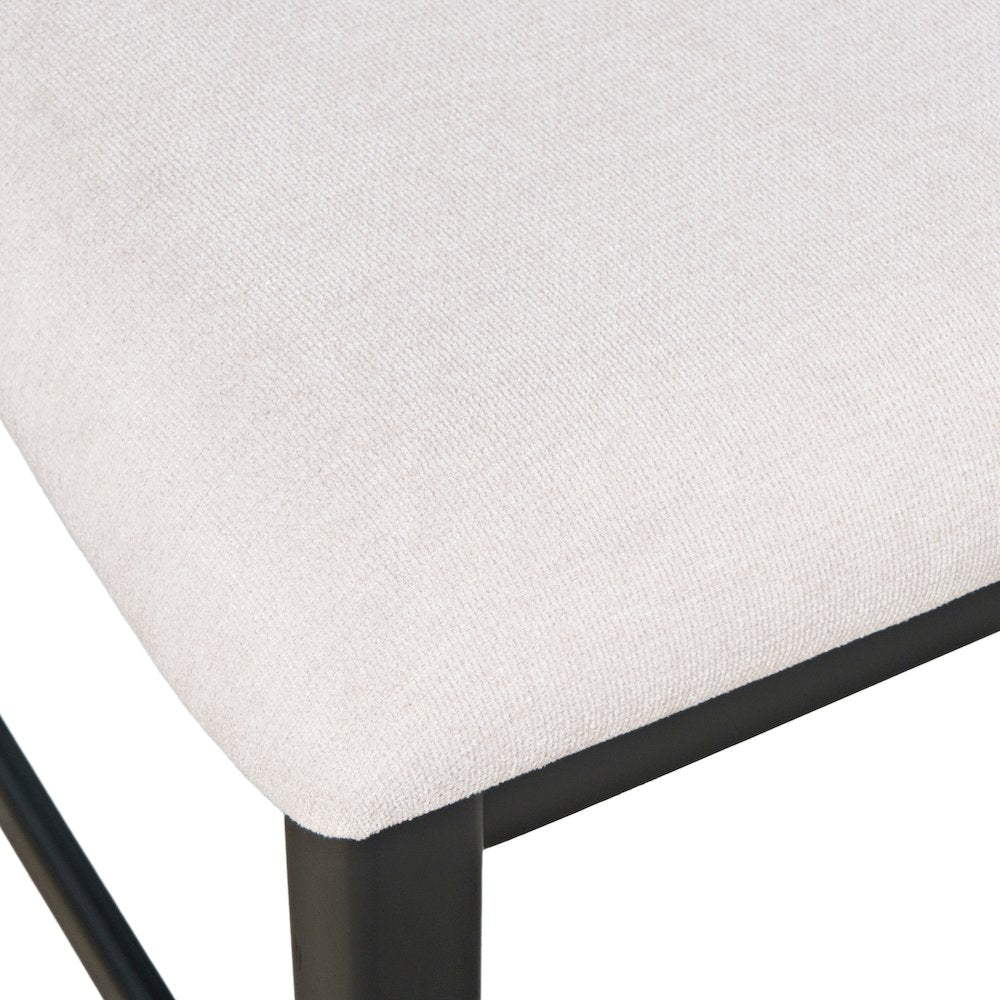 Beck Contemporary Upholstered Split Back Dining Chair (Set of 2)
