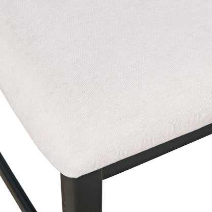 Beck Contemporary Upholstered Split Back Dining Chair (Set of 2)
